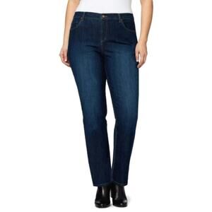 Gloria Vanderbilt Amanda Straight Jeans Women's Size 8 High Rise Stretch Casual